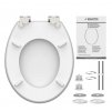 WC sedátko Schütte OASIS | MDF HG, Soft Close