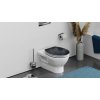 WC sedátko Schütte BLACK STONE | MDF HG, Soft Close