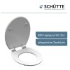 WC sedátko Schütte BLACK STONE | MDF HG, Soft Close