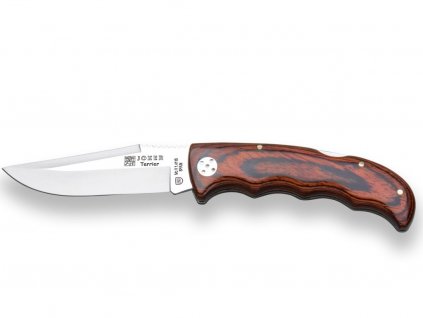 62372 nr 18 hunting folding knife joker terrier with red wood hanlde and blade length 9 cm770