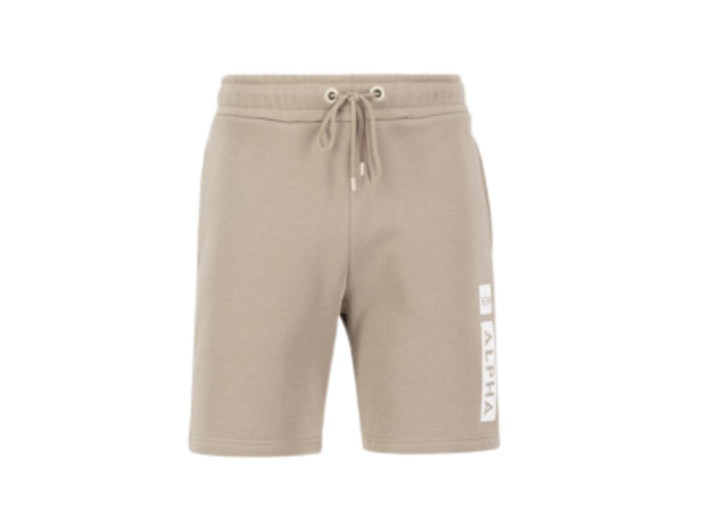 Alpha Industries ALPHA PP SHORT teplákové šortky vintage sand 4
