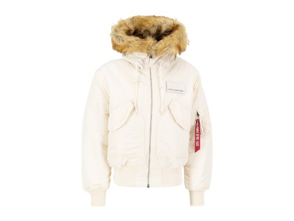 Alpha Industries 45P Hooded Custom zimná bunda jet stream white