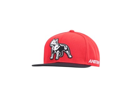 amstaff-siltovka-timus-snapback-cap-red