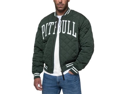 PitBull West Coast zimná bunda pánska Jupiter dark green (Farba zelená, Veľkosť pánska 3XL)