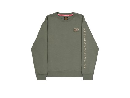 alpha-industries-mikina-panska-camo-sleeve-crewneck-dark-olive-5