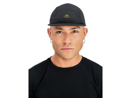 Šiltovka Alpha Industries Fitted Soft Cap black