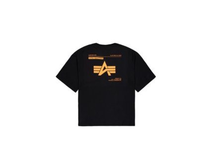 alpha industries tricko panske logo bp t black 1