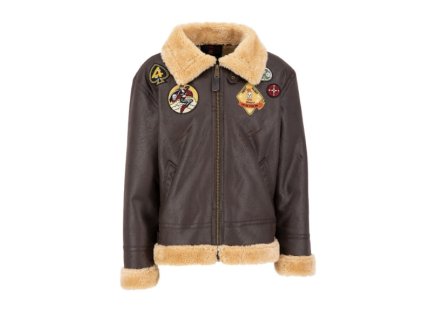 Alpha Industries B3 FL CUSTOM zimná bunda vintage brown