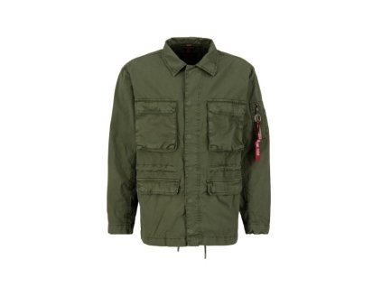 Alpha Industries prechodná bunda FIELD JACKET LW dark olive 1
