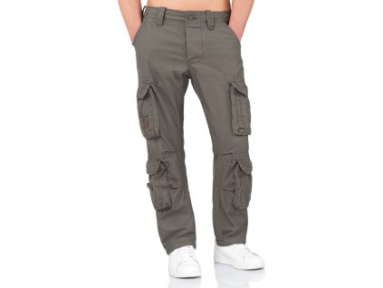 Surplus pánske cargo nohavice AIRBORNE SLIMMY olive b
