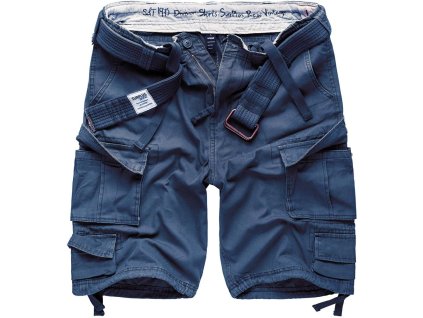 Surplus pánske cargo šortky DIVISION navy