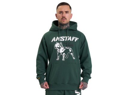 Amstaf mikina LOGO 2.0 green