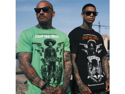 Yakuza tričko pánske DESPERADO TSB 24041 jasmine green