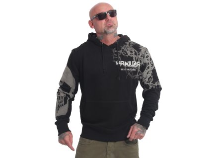 Yakuza mikina pánska s kapucňou IGNORANCE HOB 22027 black