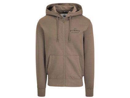 pitbull-west-coast-panska-mikina-na-zips-s-kapucnou-sampson-brown