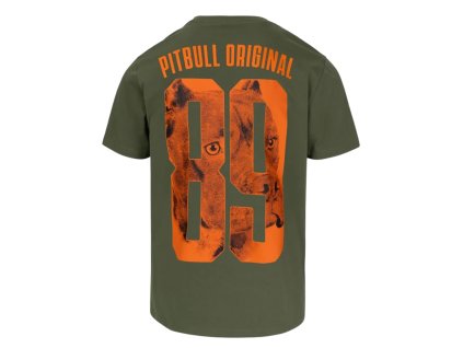 pitbull-west-coast-tricko-panske-eighty-nine-dog-dark-olive