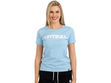 PitBull West Coast dámske tričko Pitbull R light blue (Farba modrá, Veľkosti dámske XL)