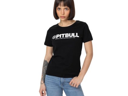 PitBull West Coast dámske tričko Pitbull R black (Farba čierna, Veľkosti dámske XL)