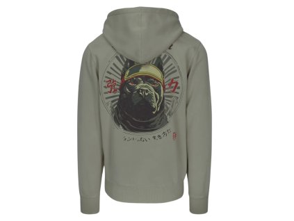 Pitbull West Coast mikina s kapucňou na zips MT Fuji grey (Farba šedá, Veľkosť pánska 3XL)