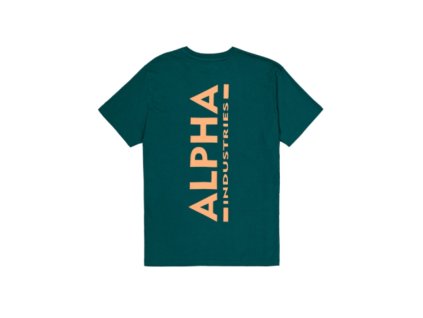 alpha-industries-backprint-t-force-green-tricko-panske