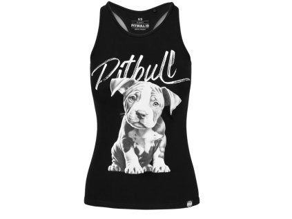 pitbull-west-coast-damske-tielko-puppy-black