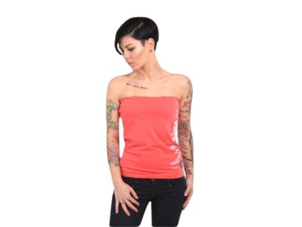 Yakuza dámsky top JAPANESE BANDEAU GSB 13137 geranium b