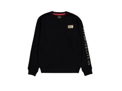 alpha-industries-mikina-panska-camo-sleeve-crewneck-black