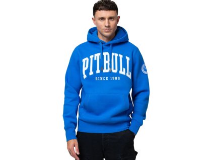 Pitbull West Coast mikina s kapucňou NORTON blue (Farba modrá, Veľkosť pánska 3XL)