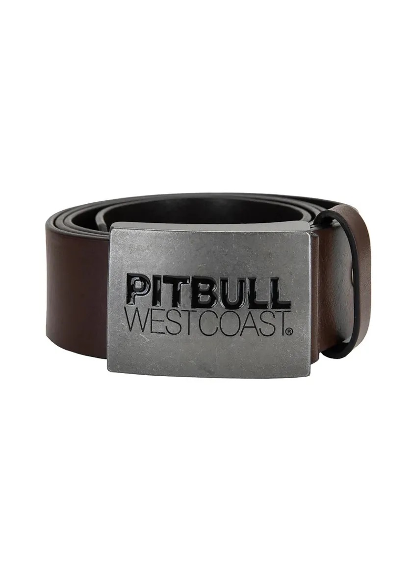 Pitbull West Coast kožený opasok TNT brown Farba: hnedá, piesková, Dĺžka opaskov: 110 cm