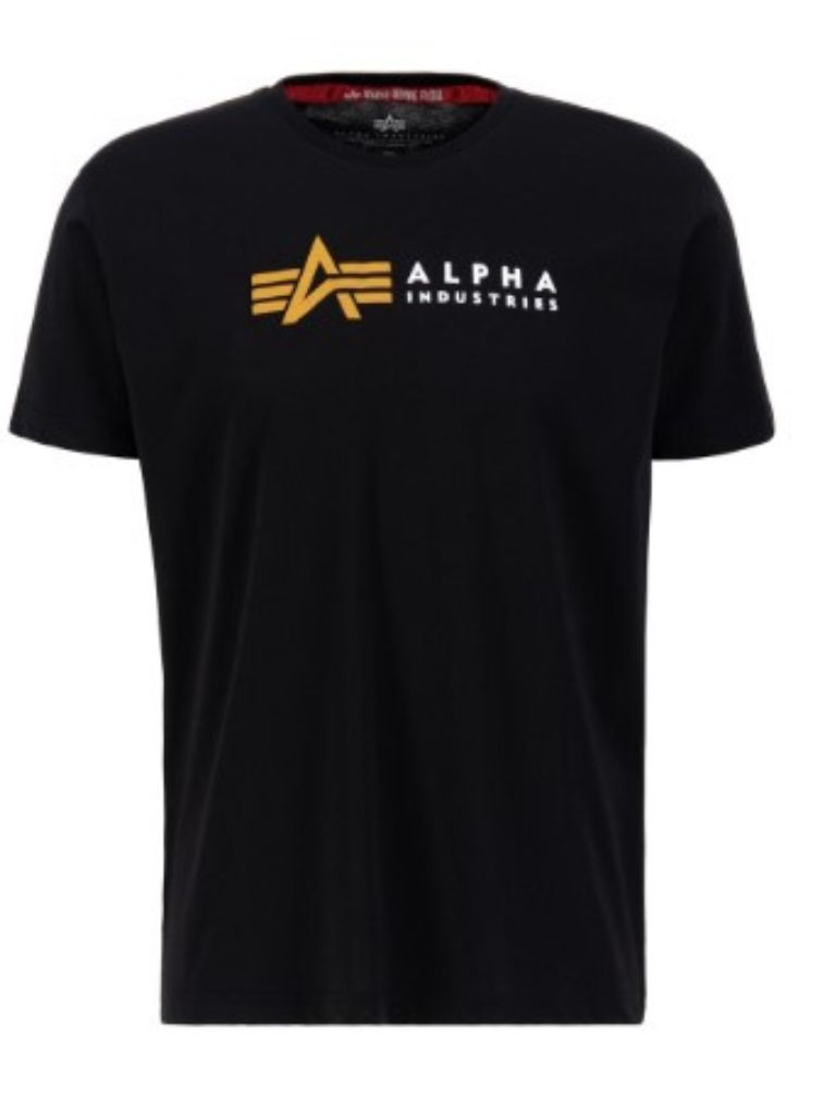 Alpha Industries Alpha Label T PP tričko pánske black Veľkosť: M, Farba: čierna