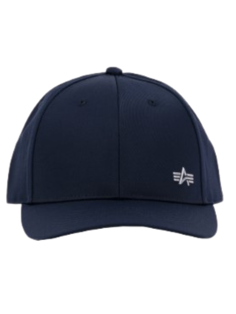 Alpha Industries Metal Label Cap šiltovka rep blue/chrome Veľkosť: Unisex, Farba: modrá