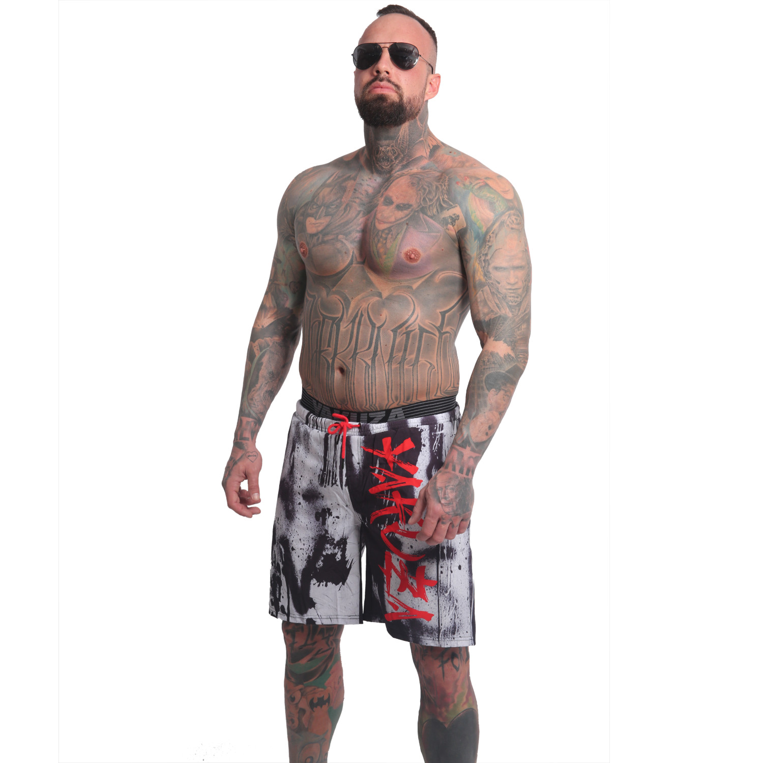 Yakuza plavkové šortky Horden FU BSB 25044 black Veľkosť: M, Farba: čierna