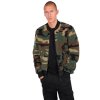 Alpha Industries bunda MA 1 FLC REV obojstranná pánska zimná bunda black camo c