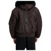 Alpha Industries 45P Hooded Custom zimná bunda hunter brown C
