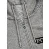 Pitbull West Coast mikina na zips s kapucňou DANDRIDGE grey (Farba šedá, Veľkosť pánska 3XL)