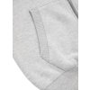 Pitbull West Coast HILLTOP 23 mikina na zips s kapucňou dark grey melange (Farba šedá, Veľkosť pánska 3XL)