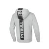 Pitbull West Coast HILLTOP 23 mikina na zips s kapucňou dark grey melange (Farba šedá, Veľkosť pánska 3XL)