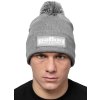 Pitbull West Coast zimná pletená čiapka ONE TONE BOXING grey s brmbolcom (Farba šedá, Veľkosť pánska Unisex)