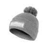 Pitbull West Coast zimná pletená čiapka ONE TONE BOXING grey s brmbolcom (Farba šedá, Veľkosť pánska Unisex)
