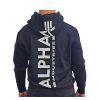 Alpha Industries Back Print Hoody pánska mikina black 1
