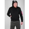 Alpha Industries Back Print Hoody pánska mikina black e