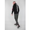 Alpha Industries Back Print Hoody pánska mikina black f