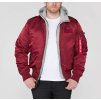 Alpha Industries zimná bunda MA-1 D-Tec burgundy-1