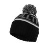 Pitbull West Coast čiapka zimná FLEMING Black Grey s brmbolcom
