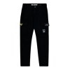 alpha industries nohavice petrol patch pant black