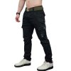 alpha industries nohavice petrol patch pant black 5