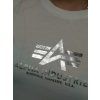Alpha Industries New Basic T Wmn Foil Print White metal silver b