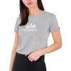 Alpha Industries New Basic T Wmn Grey Heather dámske tričko-1