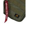 Alpha Industries taška na rameno Label Sling bag dark olive 3