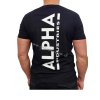 Alpha Industries BACKPRINT T black tričko pánske f